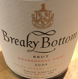 Breaky Bottom Gerard Hoffnung Chardonnay Pinot Noir 2009