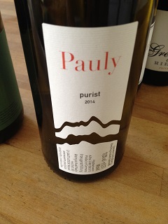 Pauly Purist 2014 reviewed by Rose Murray Brown MW