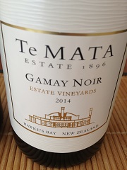 Te Mata Gamay Noir New Zealand red wine