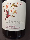 Wingspan Nelson Pinot Noir