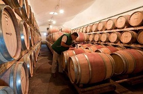 Romanian wine cellar