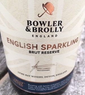 Bowler & Brolly English Sparkling Wine Aldi