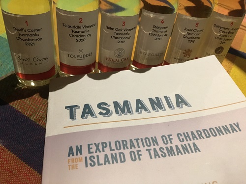Tasmanian Chardonnay online tasting